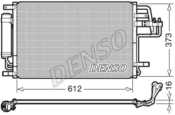 DENSO Lauhdutin, ilmastointilaite DCN41007