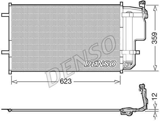 DENSO Lauhdutin, ilmastointilaite DCN44011