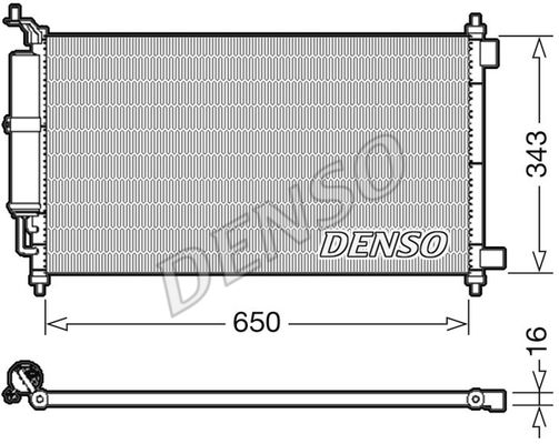 DENSO Lauhdutin, ilmastointilaite DCN46020