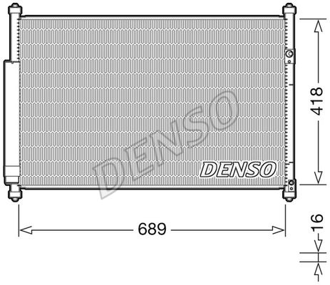 DENSO Lauhdutin, ilmastointilaite DCN47006