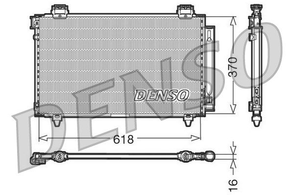 DENSO Lauhdutin, ilmastointilaite DCN50009