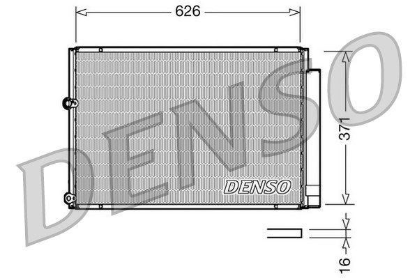 DENSO Lauhdutin, ilmastointilaite DCN50018