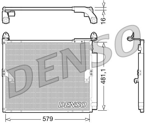 DENSO Lauhdutin, ilmastointilaite DCN50019