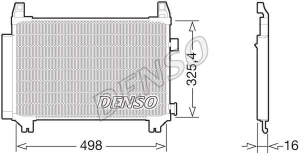 DENSO Lauhdutin, ilmastointilaite DCN50029