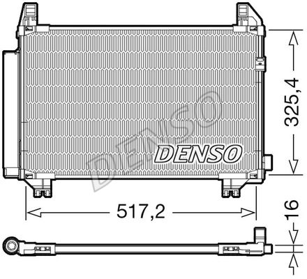 DENSO Lauhdutin, ilmastointilaite DCN50107