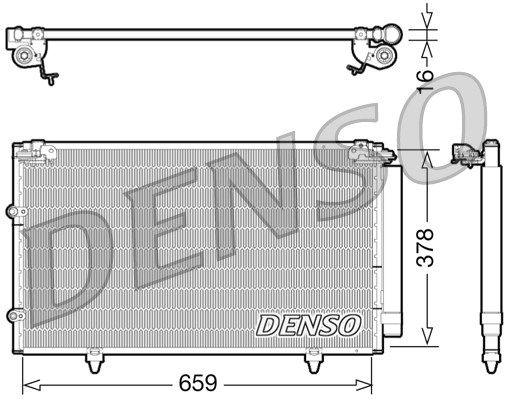 DENSO Lauhdutin, ilmastointilaite DCN51003