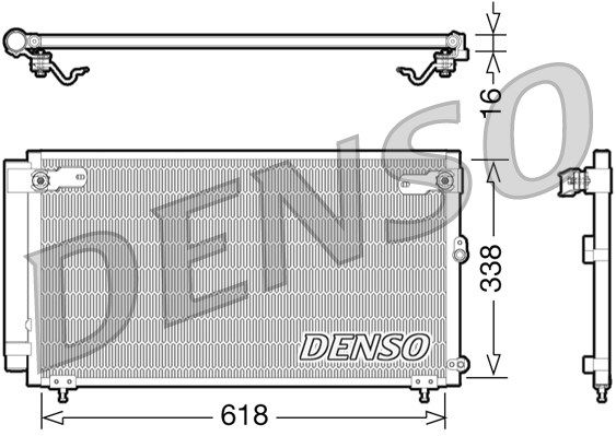 DENSO Lauhdutin, ilmastointilaite DCN51006