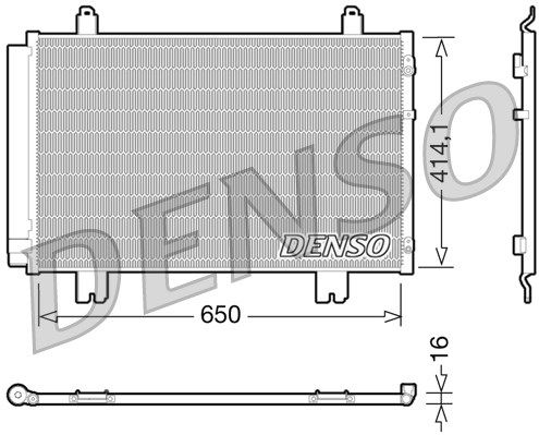 DENSO Lauhdutin, ilmastointilaite DCN51009