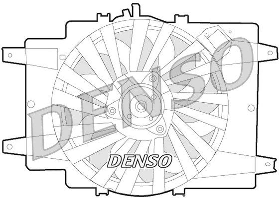 DENSO Tuuletin, moottorin jäähdytys DER01008
