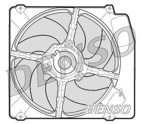 DENSO Tuuletin, moottorin jäähdytys DER01203