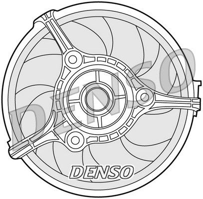DENSO Tuuletin, moottorin jäähdytys DER02002
