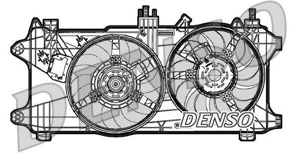 DENSO Tuuletin, moottorin jäähdytys DER09027