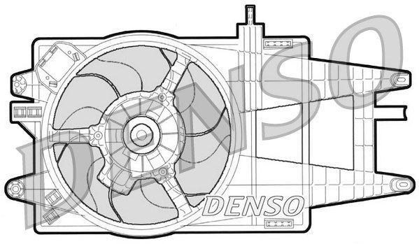 DENSO Tuuletin, moottorin jäähdytys DER09032