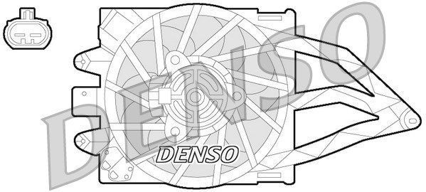 DENSO Tuuletin, moottorin jäähdytys DER09057