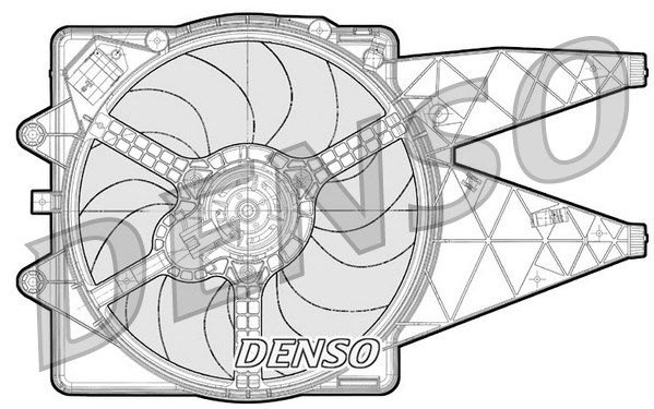 DENSO Tuuletin, moottorin jäähdytys DER09091