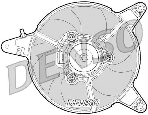 DENSO Tuuletin, moottorin jäähdytys DER09095