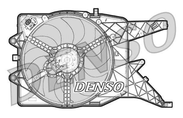 DENSO Tuuletin, moottorin jäähdytys DER20010