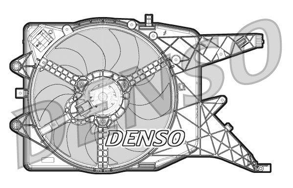 DENSO Tuuletin, moottorin jäähdytys DER20011
