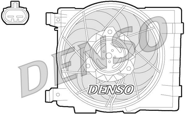 DENSO Tuuletin, moottorin jäähdytys DER20015