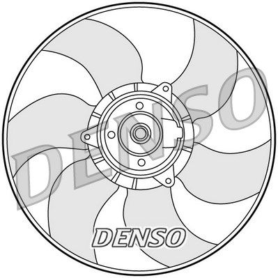 DENSO Tuuletin, moottorin jäähdytys DER23001