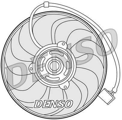 DENSO Tuuletin, moottorin jäähdytys DER27001