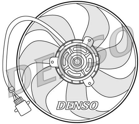 DENSO Tuuletin, moottorin jäähdytys DER32006