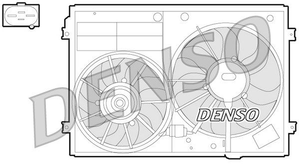 DENSO Tuuletin, moottorin jäähdytys DER32012