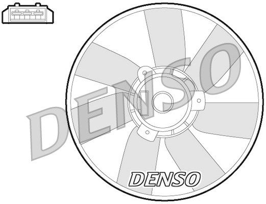 DENSO Tuuletin, moottorin jäähdytys DER32013