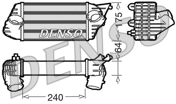 DENSO Välijäähdytin DIT09120