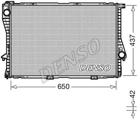 DENSO Jäähdytin,moottorin jäähdytys DRM05048