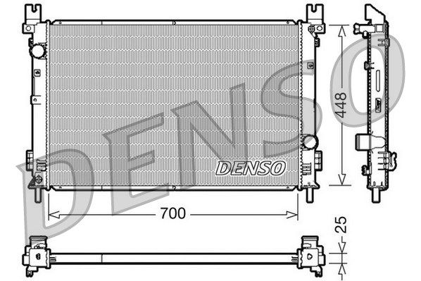 DENSO Jäähdytin,moottorin jäähdytys DRM06001