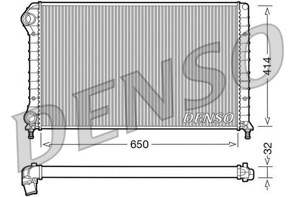 DENSO Jäähdytin,moottorin jäähdytys DRM09062