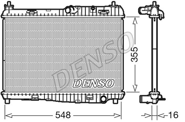 DENSO Jäähdytin,moottorin jäähdytys DRM10043