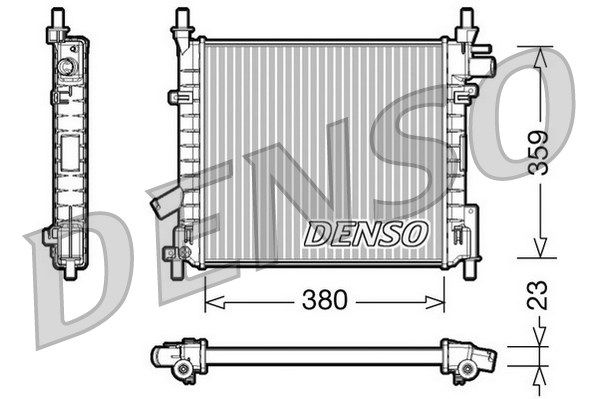 DENSO Jäähdytin,moottorin jäähdytys DRM10062