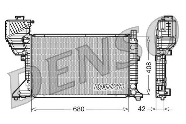 DENSO Jäähdytin,moottorin jäähdytys DRM17011