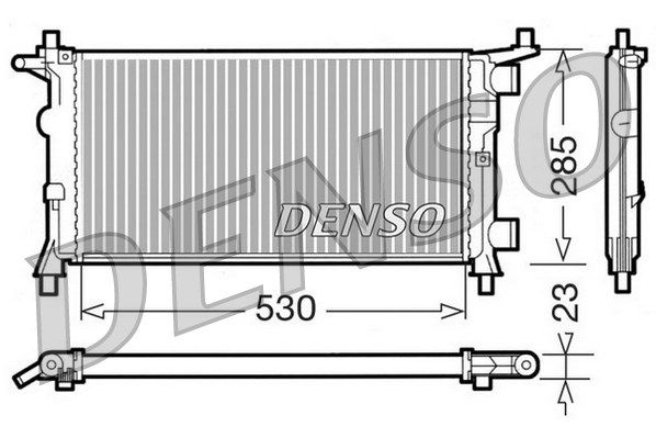 DENSO Jäähdytin,moottorin jäähdytys DRM20041