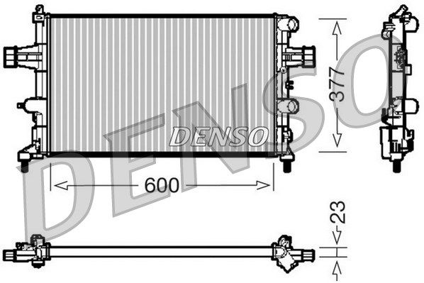 DENSO Jäähdytin,moottorin jäähdytys DRM20081