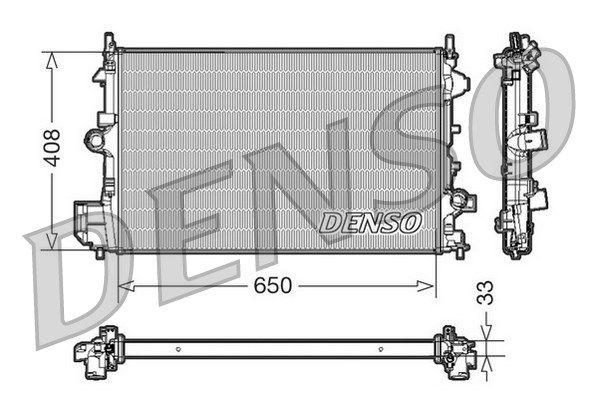 DENSO Jäähdytin,moottorin jäähdytys DRM20088