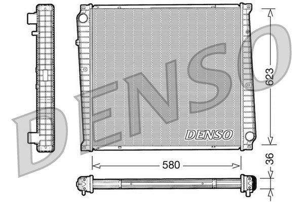 DENSO Jäähdytin,moottorin jäähdytys DRM23017