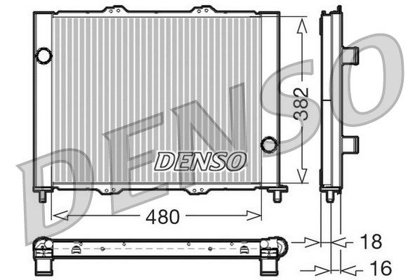 DENSO Jäähdytysmoduuli DRM23099