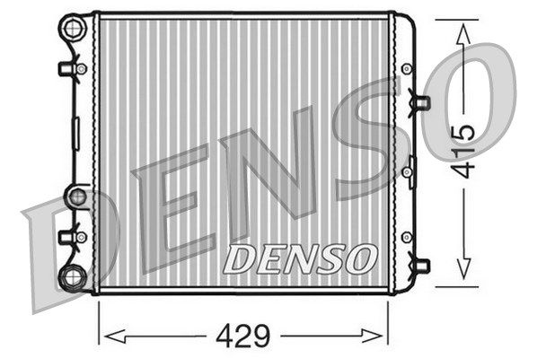 DENSO Jäähdytin,moottorin jäähdytys DRM27002