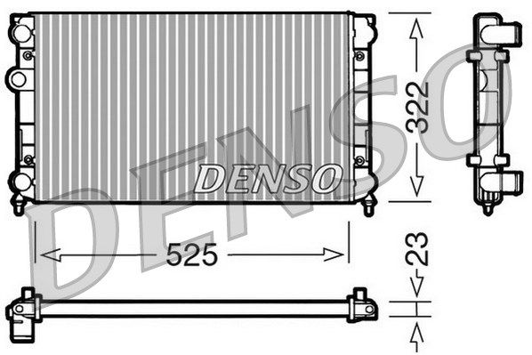 DENSO Jäähdytin,moottorin jäähdytys DRM32005