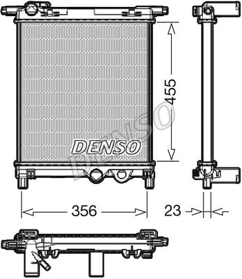 DENSO Jäähdytin,moottorin jäähdytys DRM32036