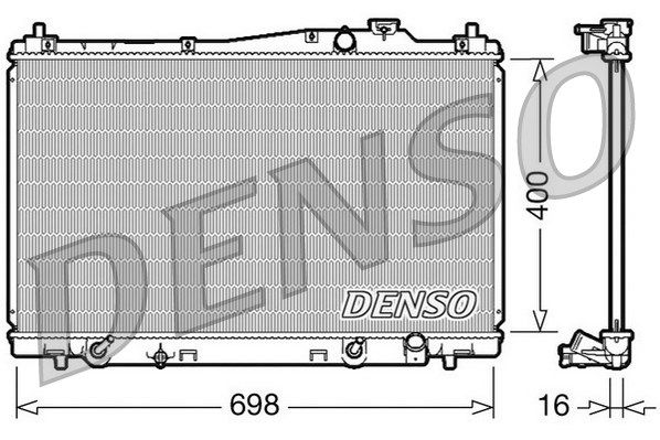 DENSO Jäähdytin,moottorin jäähdytys DRM40017