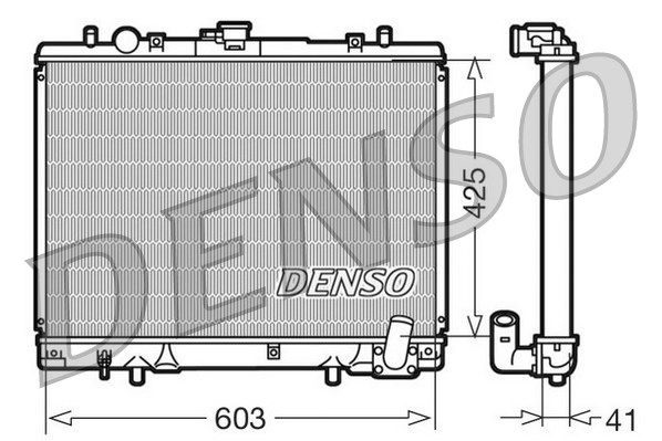 DENSO Jäähdytin,moottorin jäähdytys DRM45019