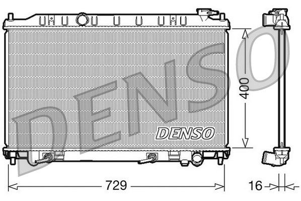 DENSO Jäähdytin,moottorin jäähdytys DRM46033