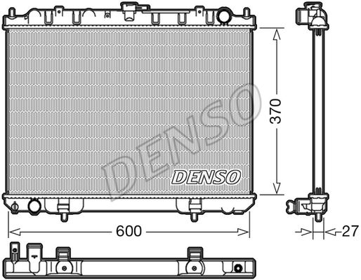 DENSO Jäähdytin,moottorin jäähdytys DRM46039