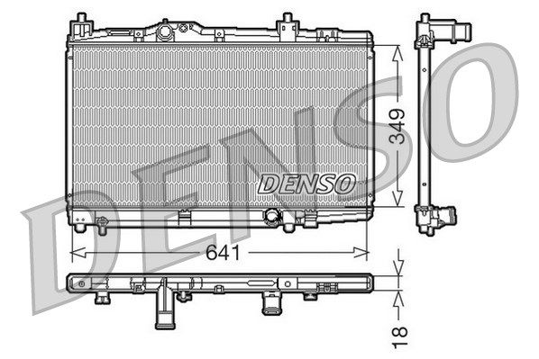 DENSO Jäähdytin,moottorin jäähdytys DRM50005