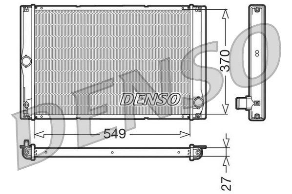 DENSO Jäähdytin,moottorin jäähdytys DRM50023