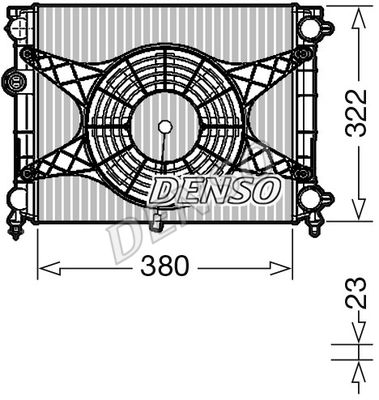 DENSO Jäähdytysmoduuli DRM99010